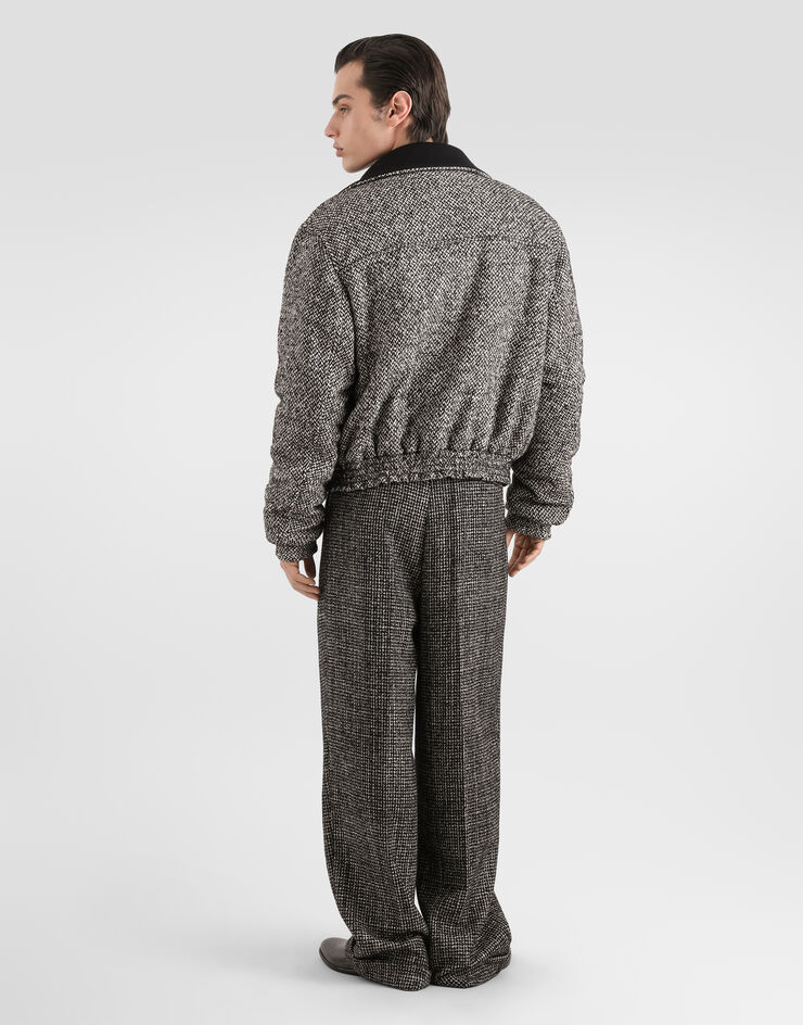 Dolce & Gabbana Birdseye wool blend jacket Dolce & Gabbana Birdseye wool blend jacket Multicolor G9CMZTFMZAJ