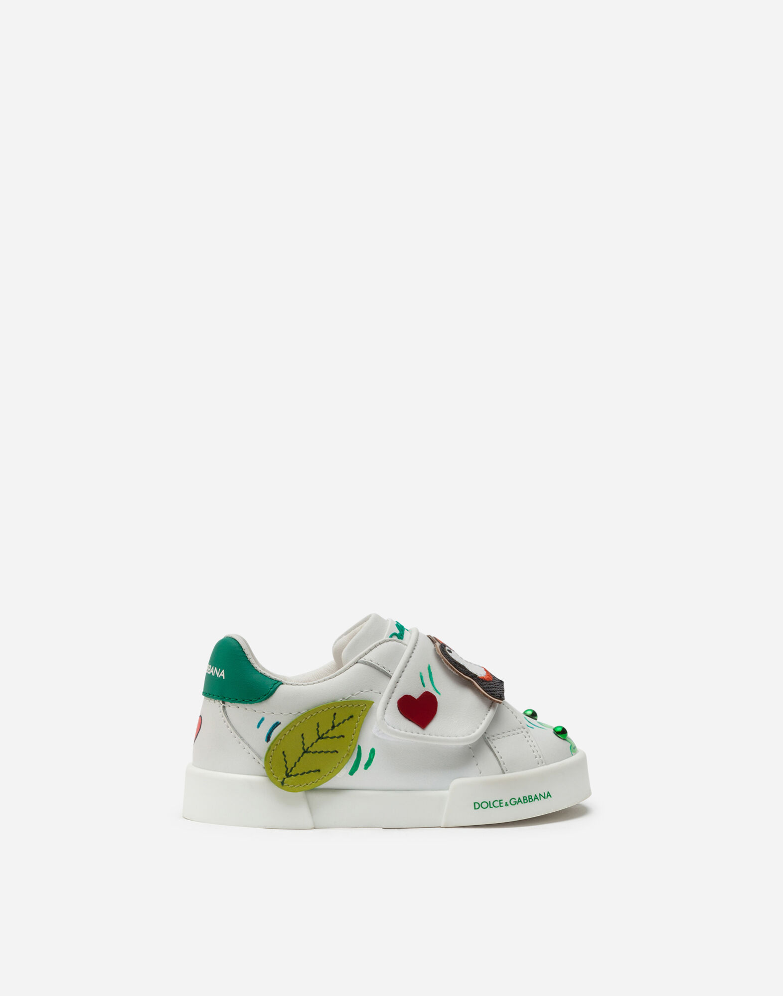 Portofino light sneakers in nappa leather with jungle print