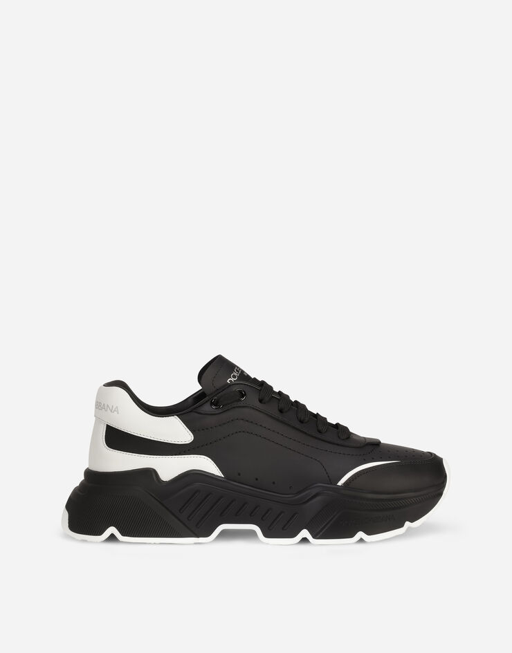 Calfskin nappa Daymaster sneakers in Black/White for Women | Dolce&Gabbana®