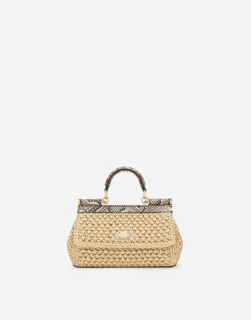 Dolce & Gabbana Henkeltasche Sicily klein Neutral BB7116A2Y84