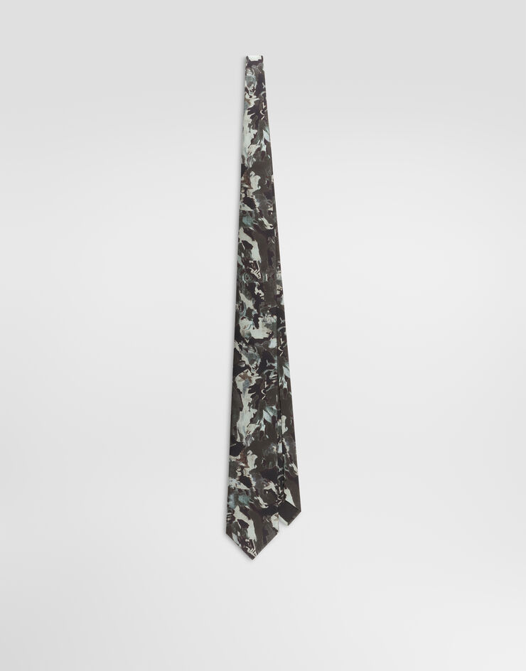 Dolce & Gabbana Abstract-print twill tie  GT147EG0WW2