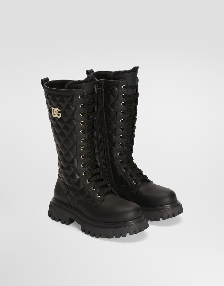 Dolce & Gabbana Nappa calfskin boots Dolce & Gabbana Nappa calfskin boots Black D11430A0773