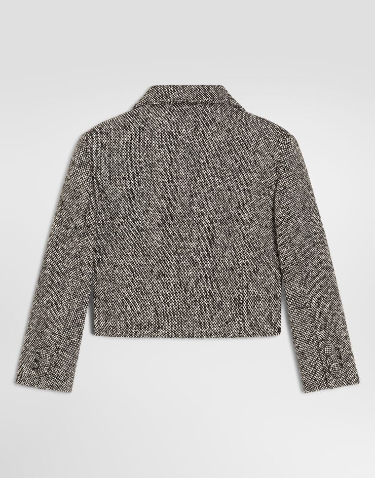 Dolce & Gabbana Birdseye wool blend jacket Dolce & Gabbana Birdseye wool blend jacket Multicolor L51J89FM3FF