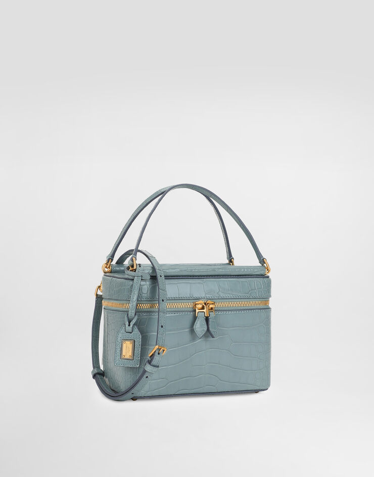 Dolce & Gabbana Sicily handbag in alligator leather Azure BB7732B2EM0