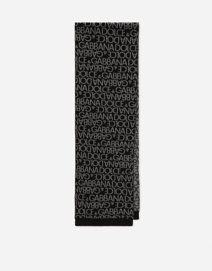Dolce&Gabbana Jacquard knit scarf Multicolor LBKAD6JCVQ5
