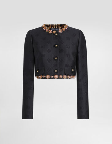Dolce & Gabbana Cotton jacket Black F27DTZGDCSR