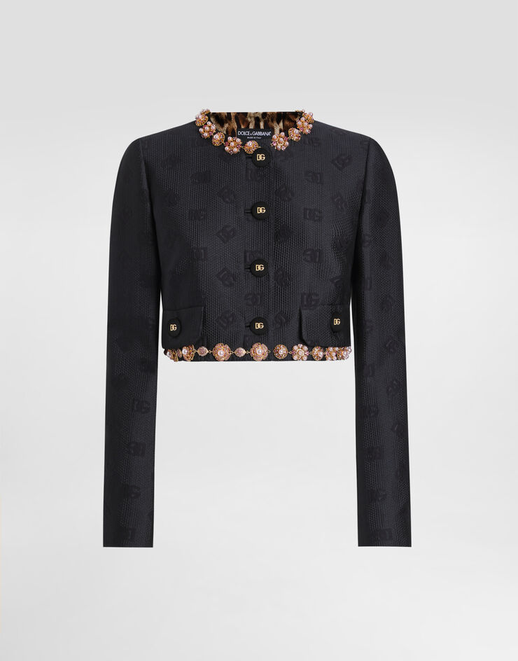 Dolce & Gabbana Cotton jacket Black F27DTZGDCSR