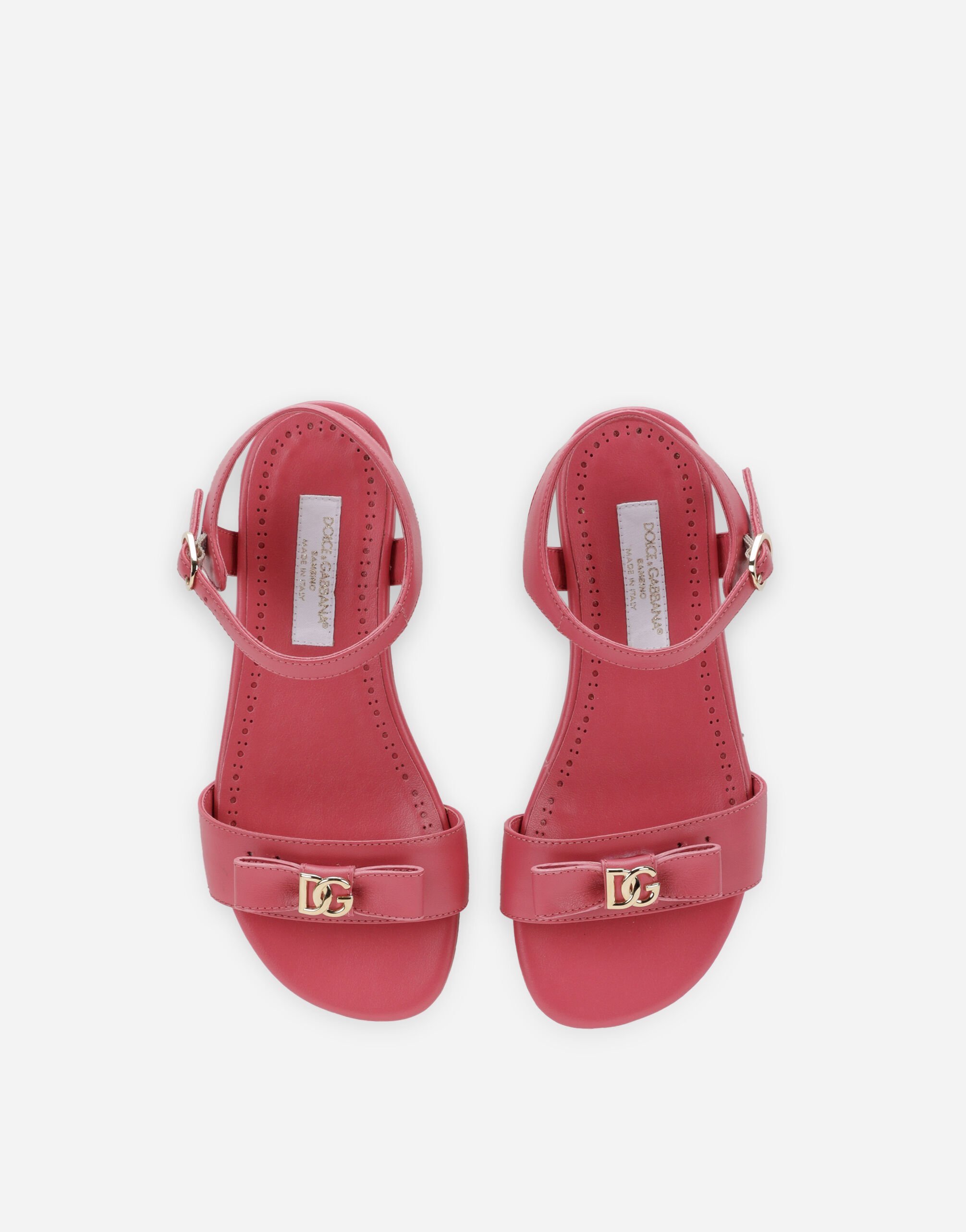 Dolce and gabbana pink sandals best sale