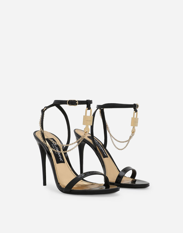 Dolce&Gabbana Patent leather sandals Multicolor CR1615A1471