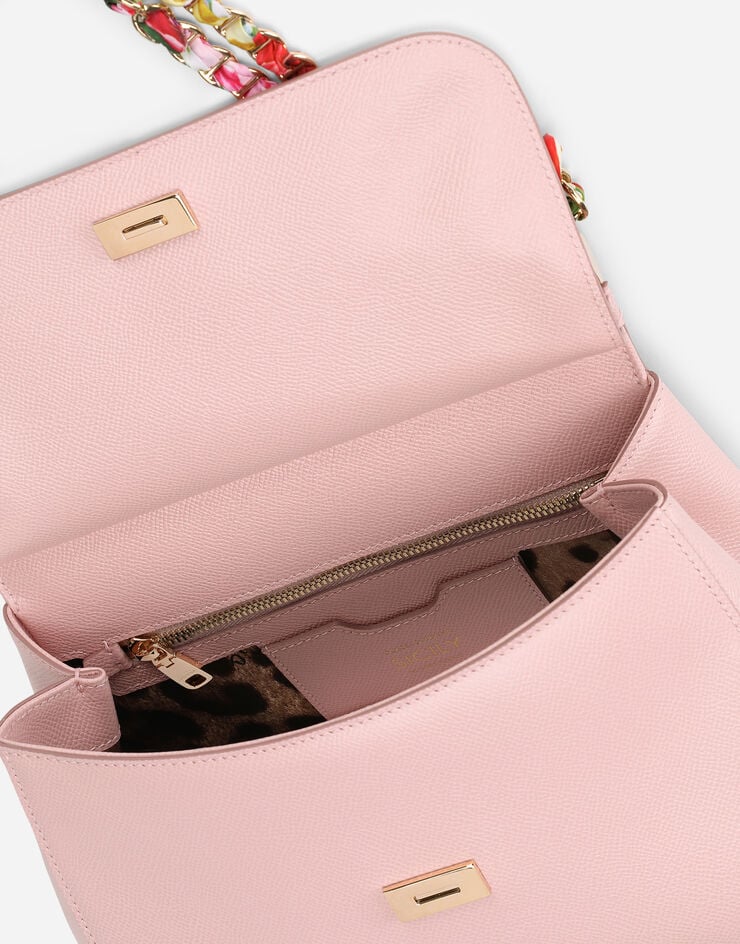 Dolce & Gabbana Большая сумка Sicily с короткой ручкой розовый BB6002B5875