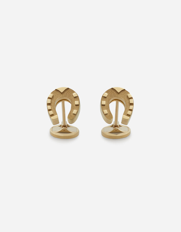 Dolce & Gabbana Good luck cufflinks in yellow gold Gold WFJG1GW00R1