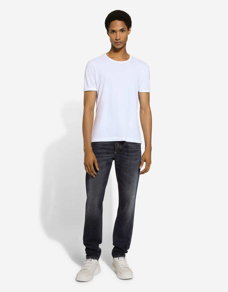 Dolce & Gabbana Jeans Regular aus blauem Denim Blau GYJCCDG8KE5