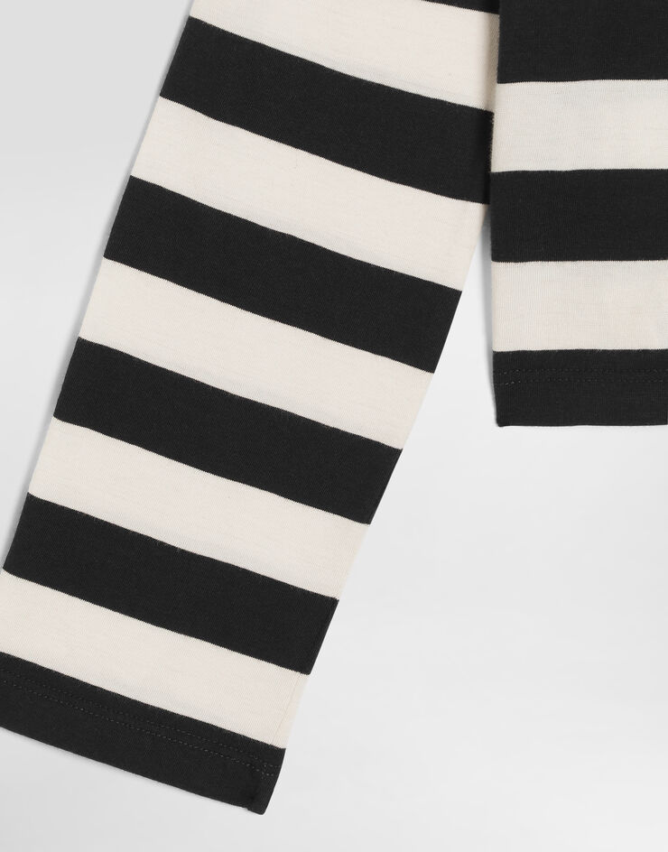 Dolce & Gabbana Polo shirt in striped jersey Dolce & Gabbana Polo shirt in striped jersey Multicolor L5JTRCFB7DO