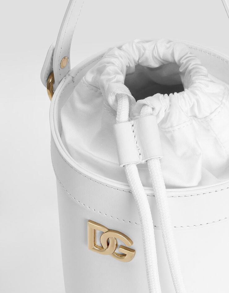 Dolce & Gabbana Nappa calfskin bucket bag White EB0266A1065