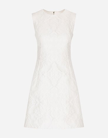 Dolce & Gabbana Short brocade dress Print F6AHOTHS5NK