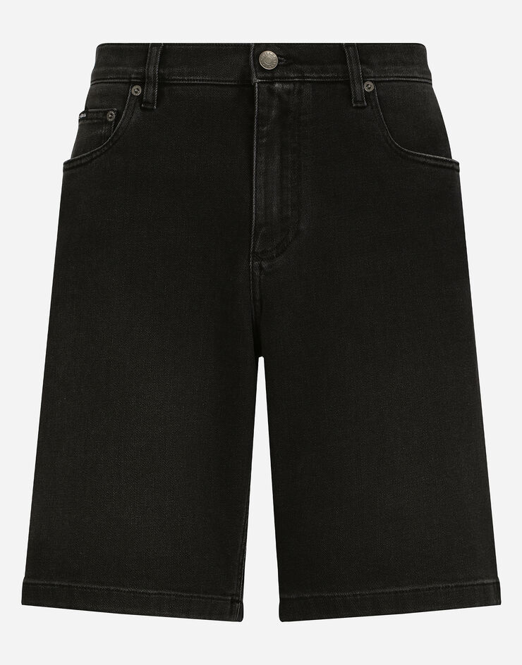 Dolce & Gabbana Jeans-Bermudas Stretch grau gewaschen Mehrfarbig GWNXADG8HW4