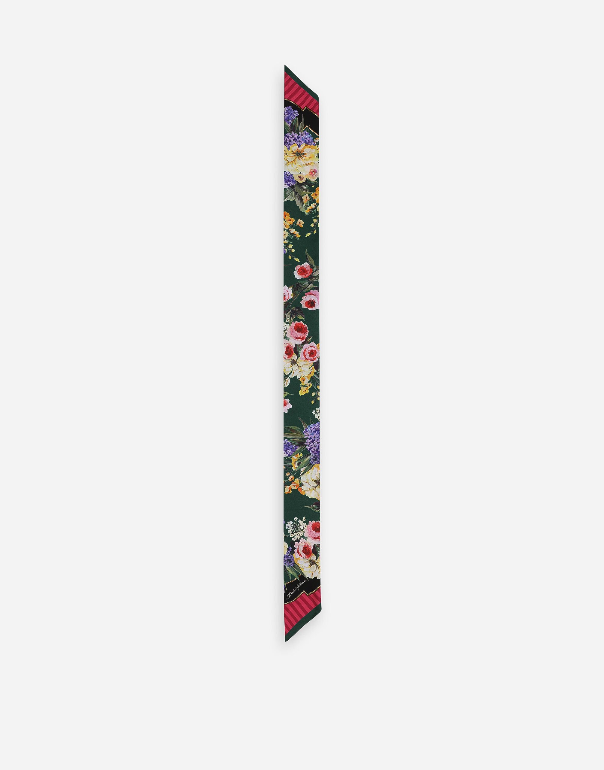 Dolce & Gabbana Garden-print twill headscarf (6 x 100) Print FN092RGDB7O