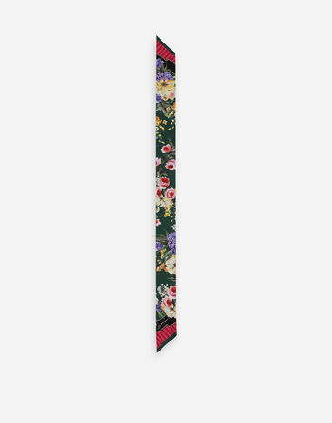Dolce & Gabbana Garden-print twill headscarf (6 x 100) Print F6JJDTHS5R9