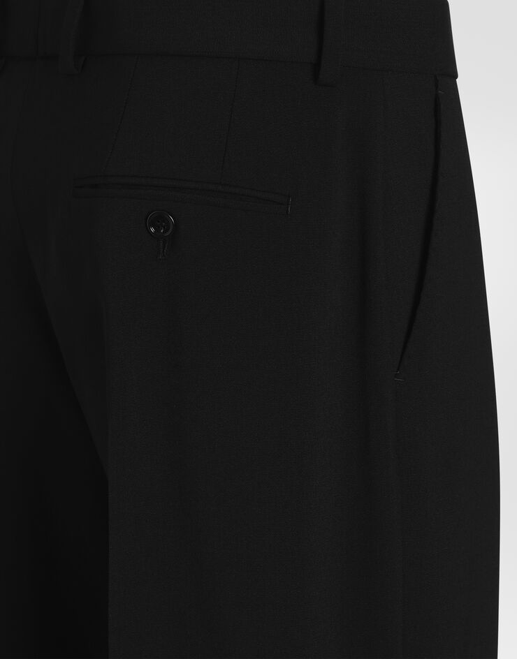 Dolce & Gabbana Micro-ribbed trousers Dolce & Gabbana Micro-ribbed trousers Black FTC31TFUBG3