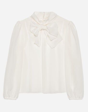 Dolce & Gabbana Crepe de chine blouse Multicolor LB3L50G7WFV