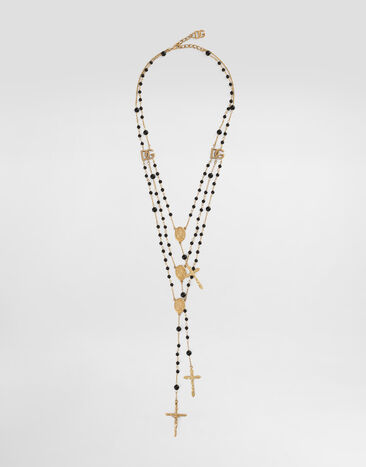Dolce & Gabbana Rosary-style multi-chain necklace Gold WNR4C4W1111