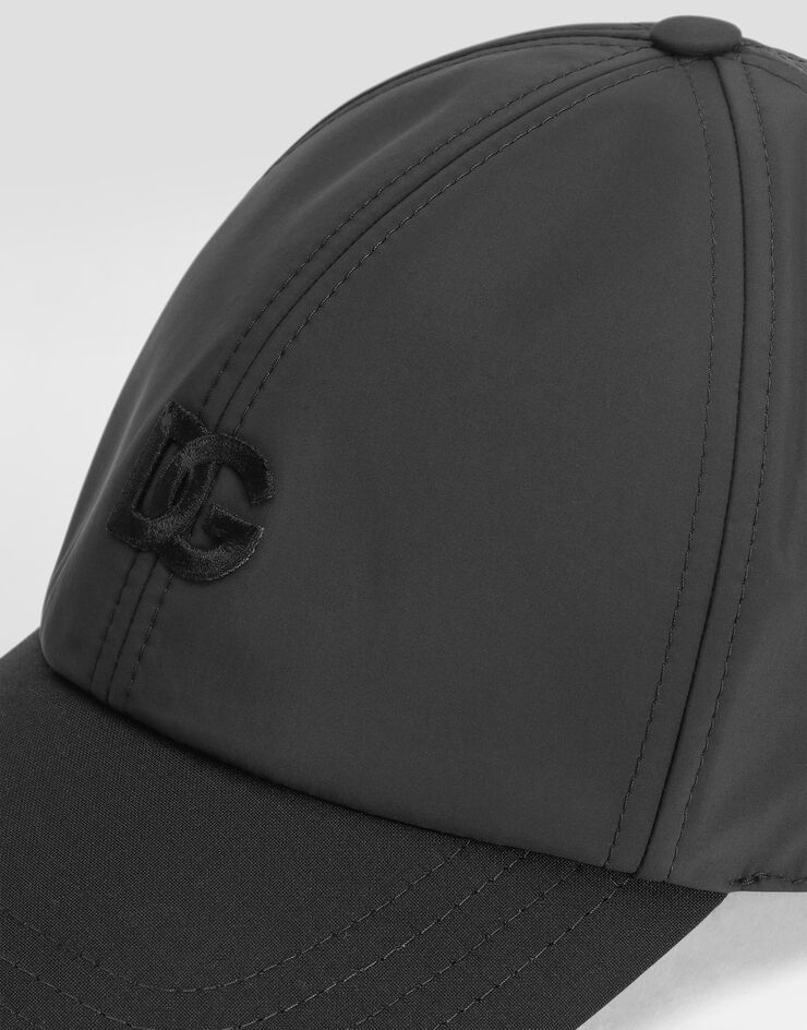 Dolce & Gabbana Nylon canvas baseball cap Black GH886ZFUS33