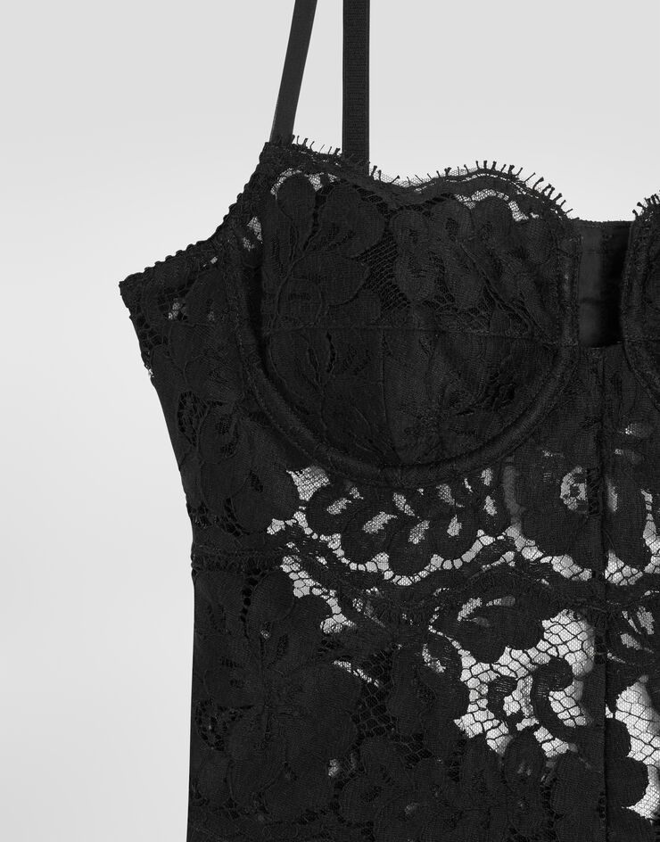 Dolce & Gabbana Silk tulle dress Dolce & Gabbana Silk tulle dress Black F619YTFUAA1