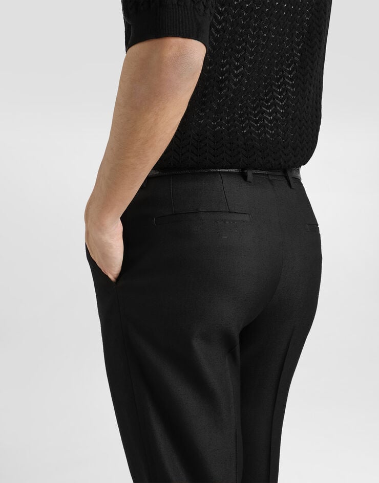Dolce & Gabbana Viscose trousers Dolce & Gabbana Viscose trousers Black GY6FETFU8CQ