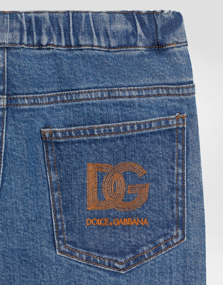 Dolce & Gabbana 5-Pocket-Hose aus Denim Dolce & Gabbana 5-Pocket-Hose aus Denim Multicolor L42F85LDD40