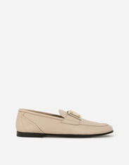 Dolce & Gabbana Calfskin loafers Beige A80440AO602