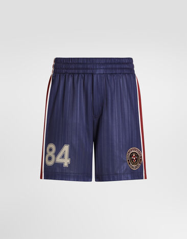 Dolce & Gabbana Striped jersey bermuda shorts Dolce & Gabbana Striped jersey bermuda shorts Multicolor GP1O6ZII7J0