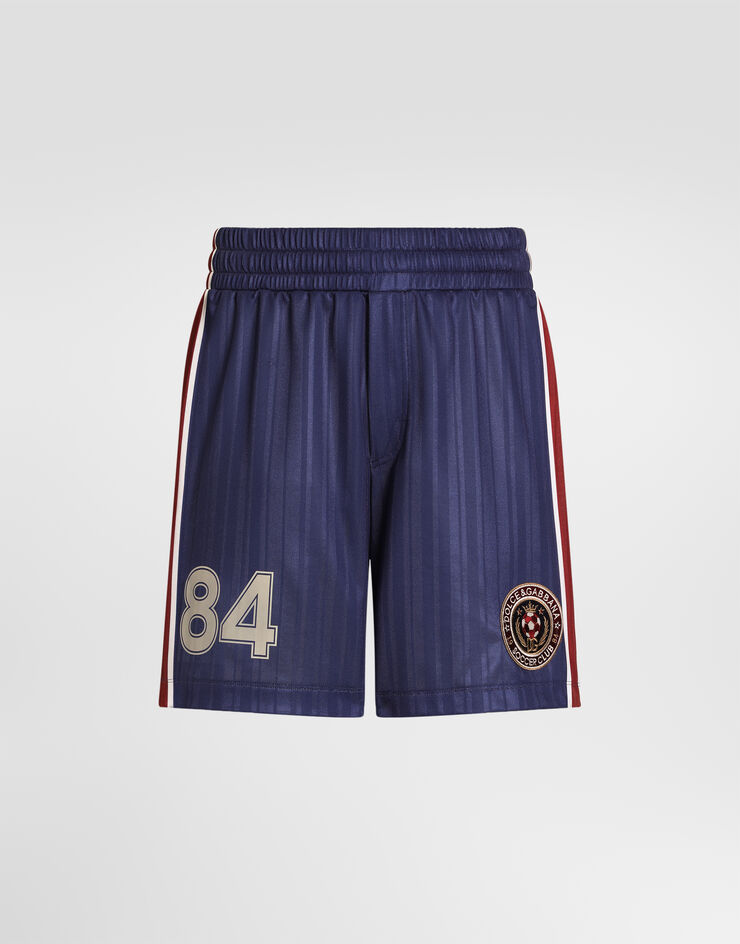 Dolce & Gabbana Striped jersey bermuda shorts Dolce & Gabbana Striped jersey bermuda shorts Multicolor GP1O6ZII7J0