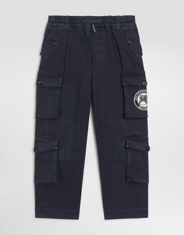 Dolce & Gabbana Pantalones cargo en gabardina  L45P16LY113