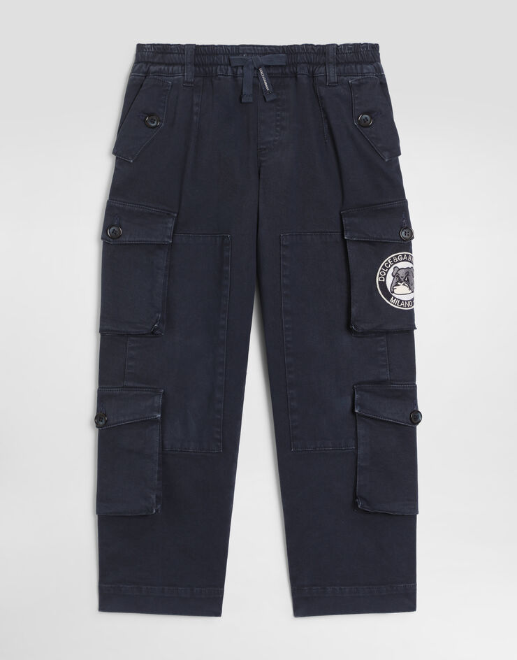 Dolce & Gabbana Pantalones cargo en gabardina Dolce & Gabbana Pantalones cargo en gabardina L45P16LY113