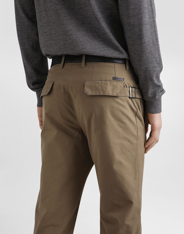 Dolce & Gabbana Cotton drill trousers Brown GP140TFU6VJ