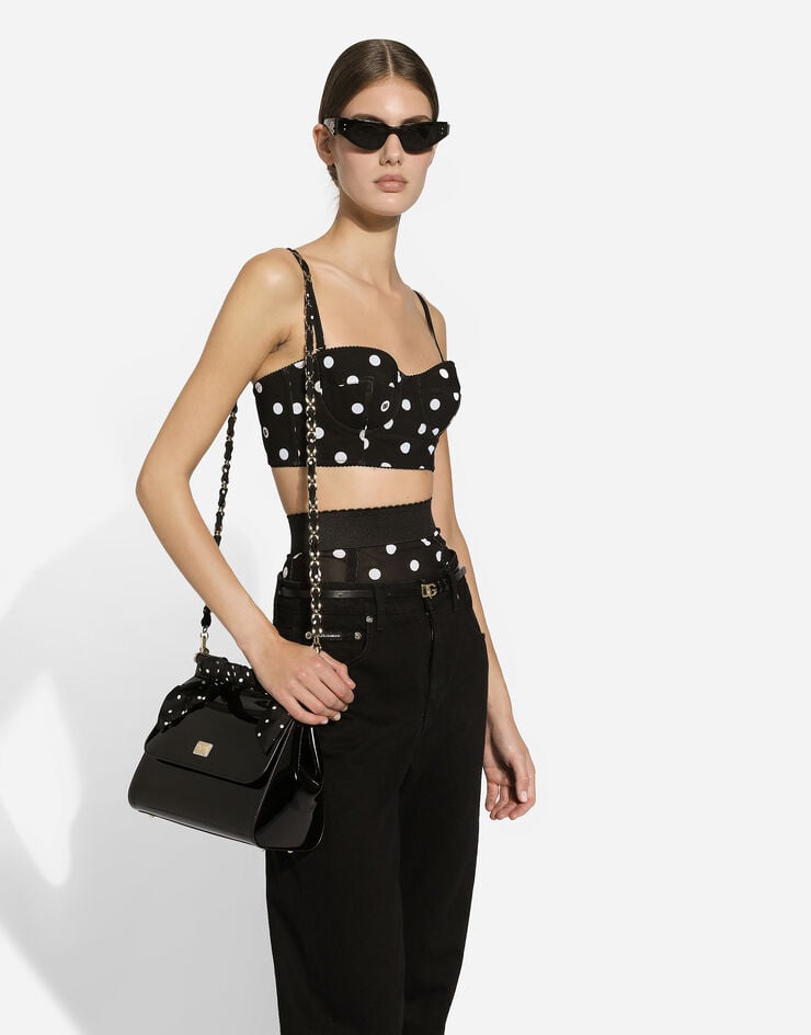 Dolce & Gabbana Large Sicily handbag Black BB6002A1037