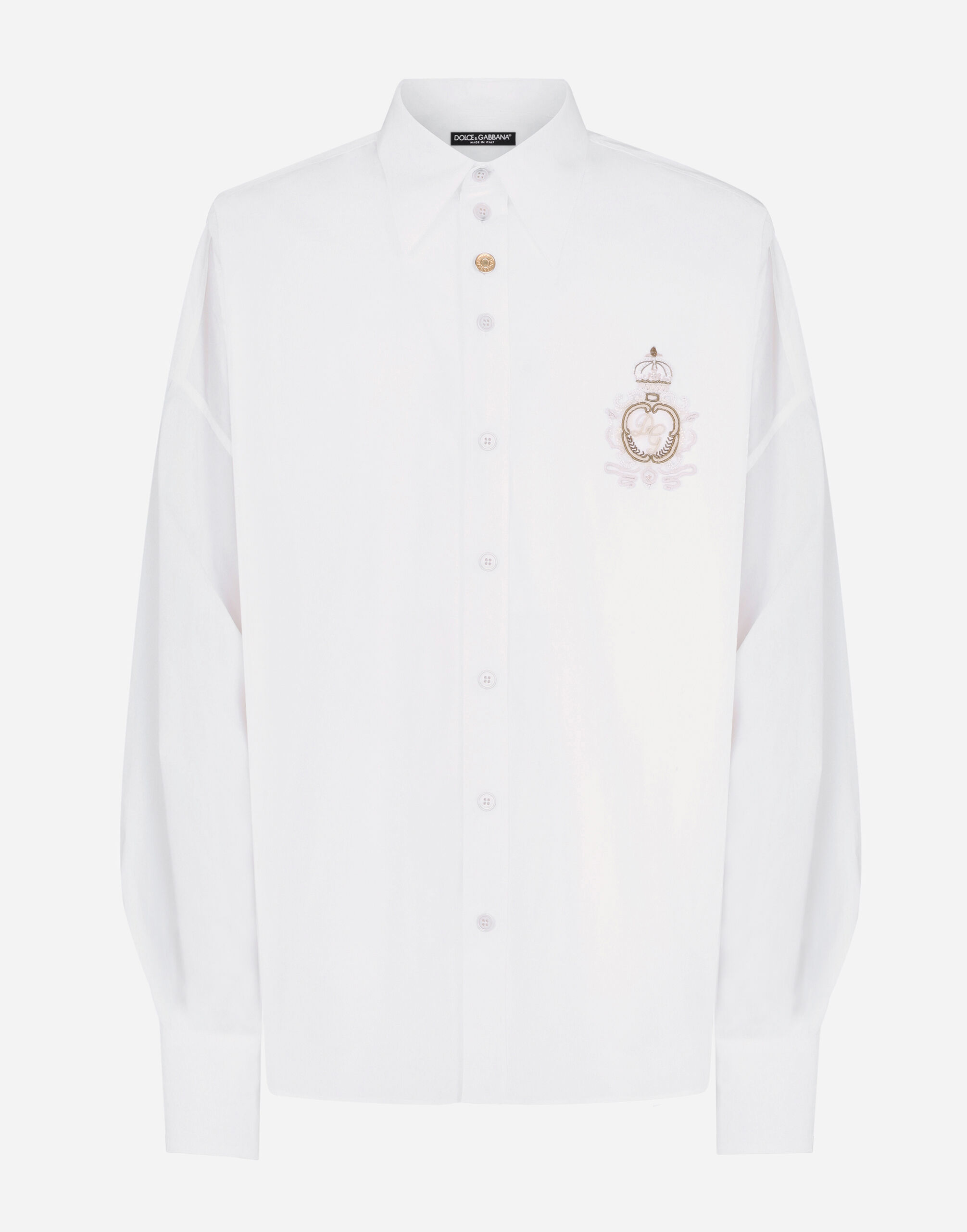 お手軽価格で贈りやすい shirt Cotton with patch DG トップス