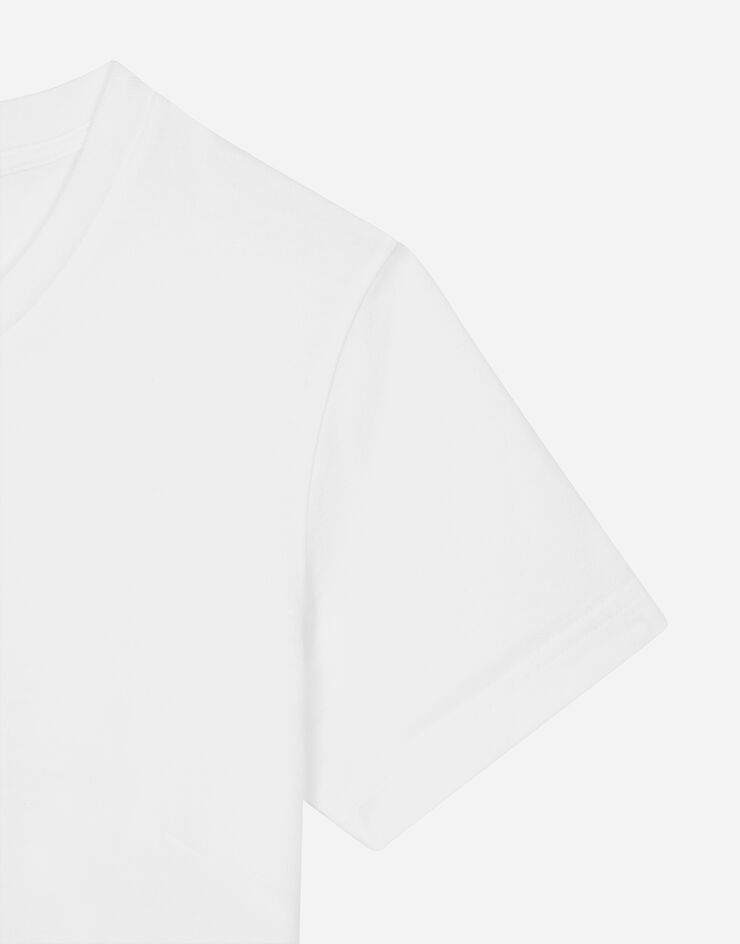 Dolce & Gabbana T-SHIRT MANICA CORTA ホワイト F8L99TG7XAY