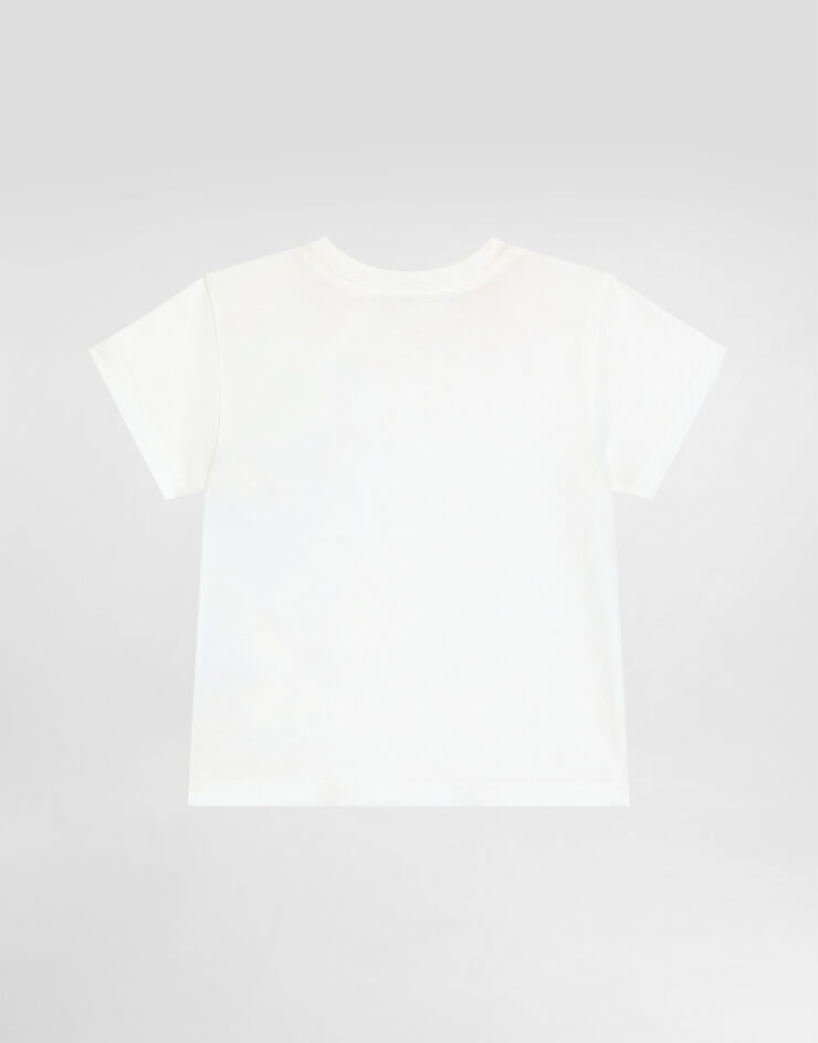 Dolce & Gabbana Jersey T-shirt with pocket White L1JTIEG7N8T