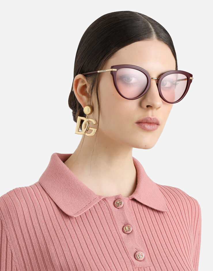 Dolce & Gabbana Солнцезащитные очки DNA бордо VG4492VP1P5