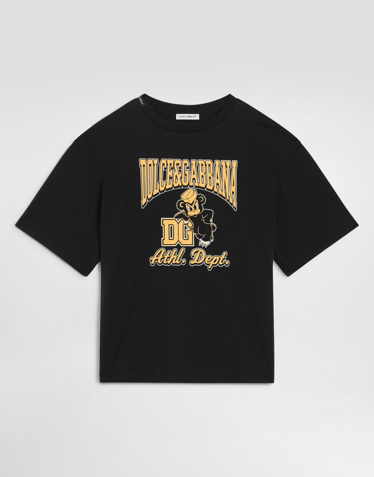 Dolce & Gabbana Cotton t-shirt with logo  L4JTKIG7P8C