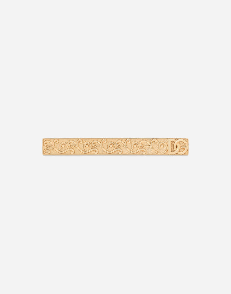 Dolce & Gabbana DG 로고 타이 클립 골드 WTQ5S2W1111