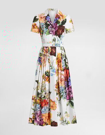 Dolce & Gabbana Abito in popeline stampa bouquet fiori Stampa F6TVLTHS5TR