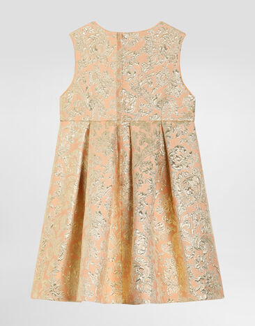 Dolce & Gabbana Floral lamé jacquard dress Multicolor L54DL6HJMLB