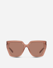 Dolce & Gabbana DG Crossed Sunglasses Animal Print F0C4YFFUPU8
