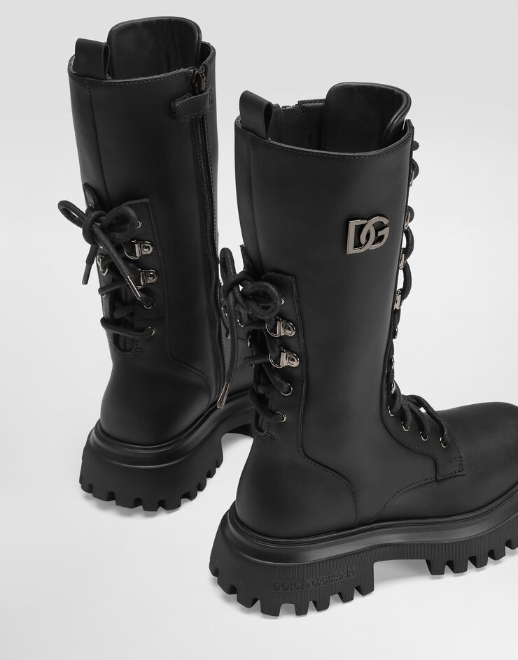 Dolce & Gabbana Nappa calfskin boots Black D11342A6379