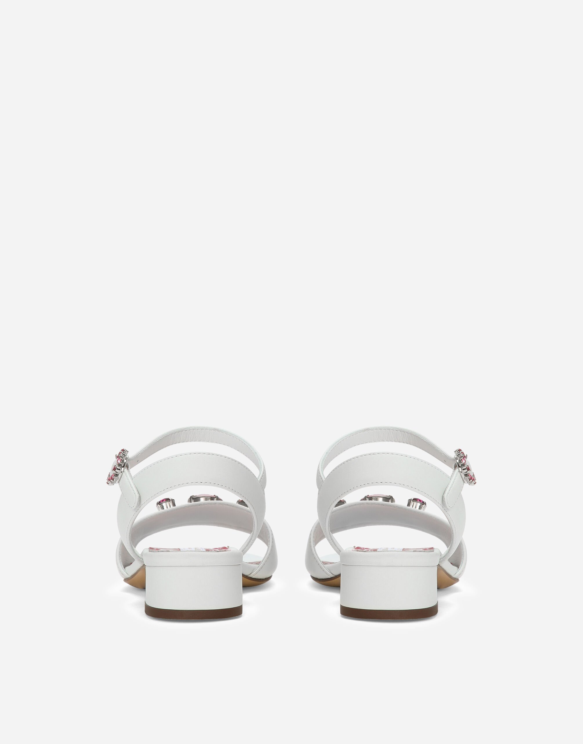 Multicolor leather sandals top
