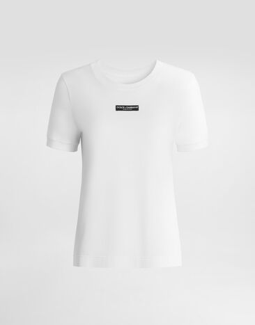 Dolce & Gabbana Jersey t-shirt White F8N08TGDDYH