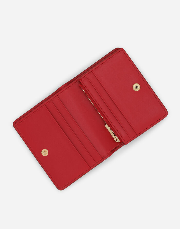 Dolce & Gabbana DG Logo continental wallet Red BI1211AG081