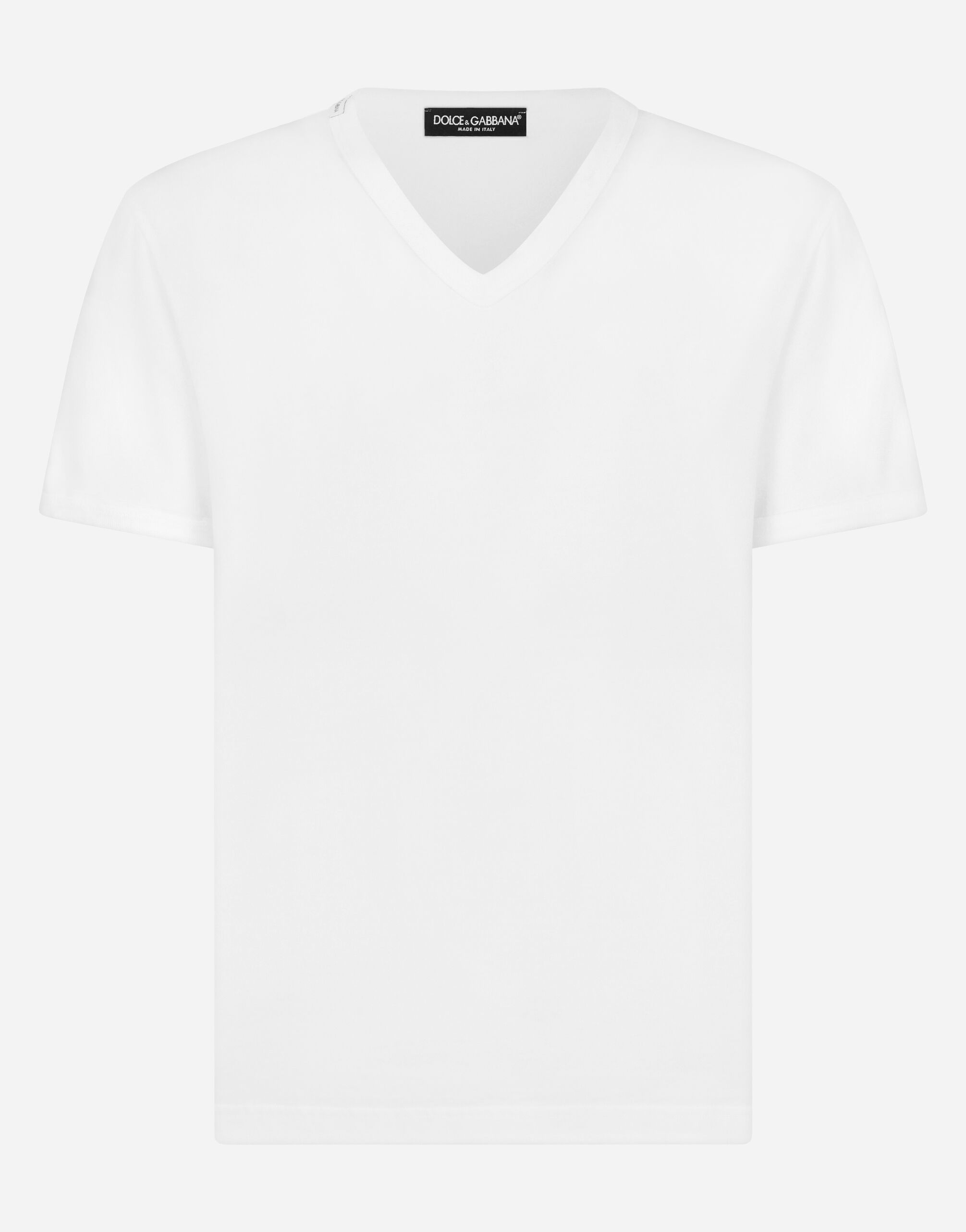 Dolce&Gabbana T-shirt en coton Noir GY6IETFUFJR